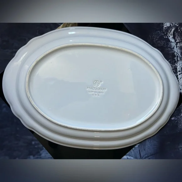Pfaltzgraff Poetry Glossy Oval Serving Platter - Picture 3 of 3